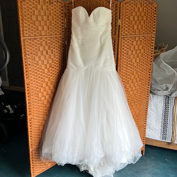 Maggie Sottero “Lacey” wedding dress. Size 14. Never worn to an event.